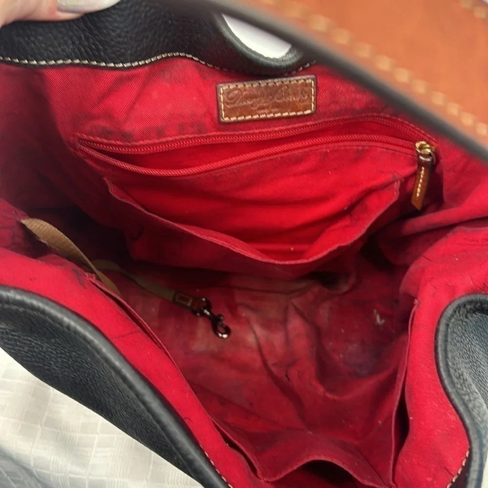 Dooney & Bourke Black Pebble Grain Shoulder Bag